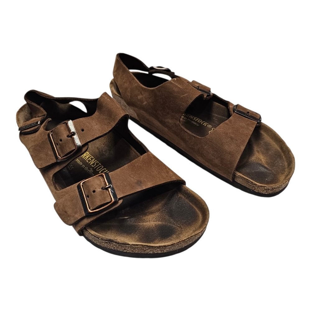 Birkenstock Milano Leather Backstrap Sandals - Picture 2 of 10